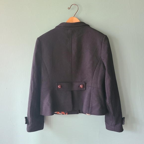 Banana Republic Black Wool Jacket Size Large - Picture 4 of 7